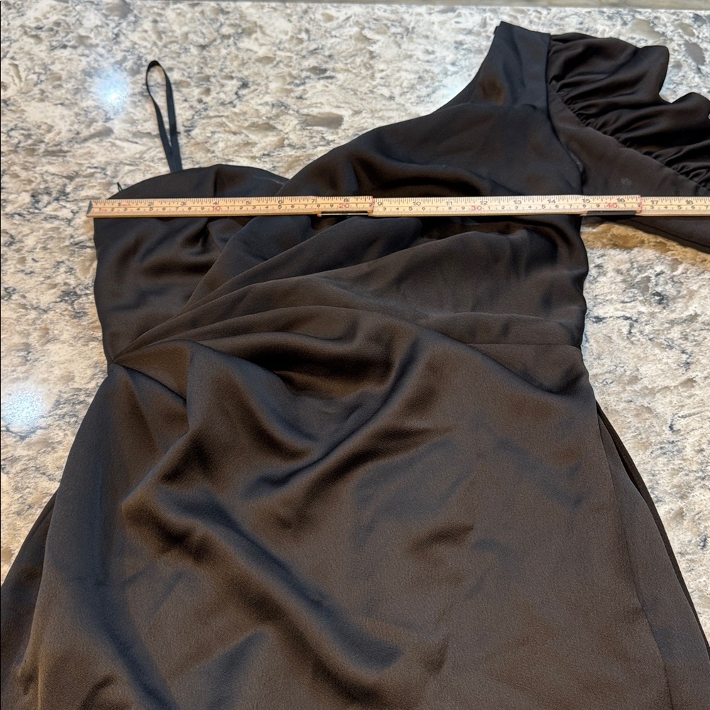 Katie May Baddest Black One Shoulder Cocktail Mini Dress XS - Picture 6 of 11